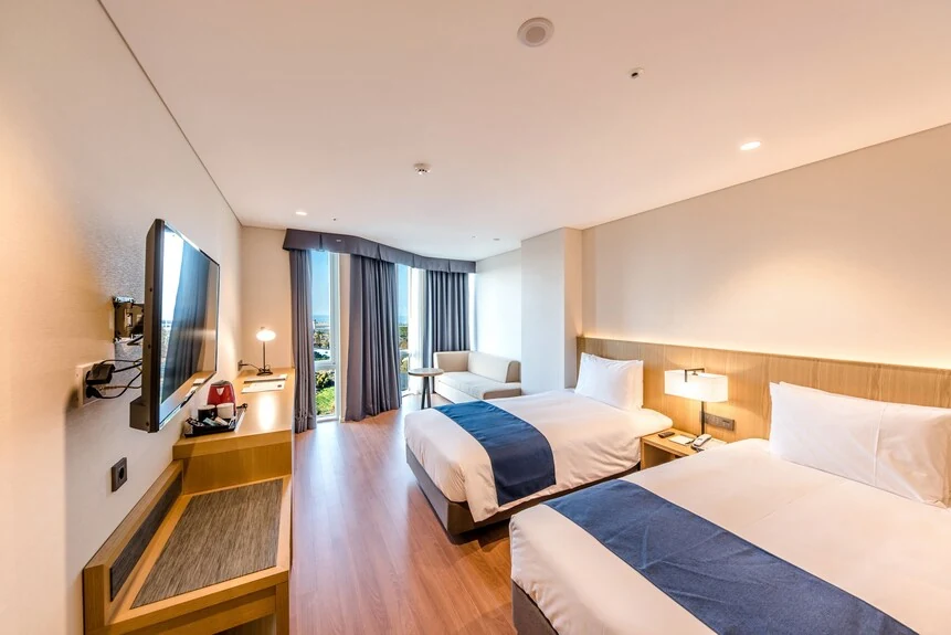 Hotel Sirius Jejuのツイン客室