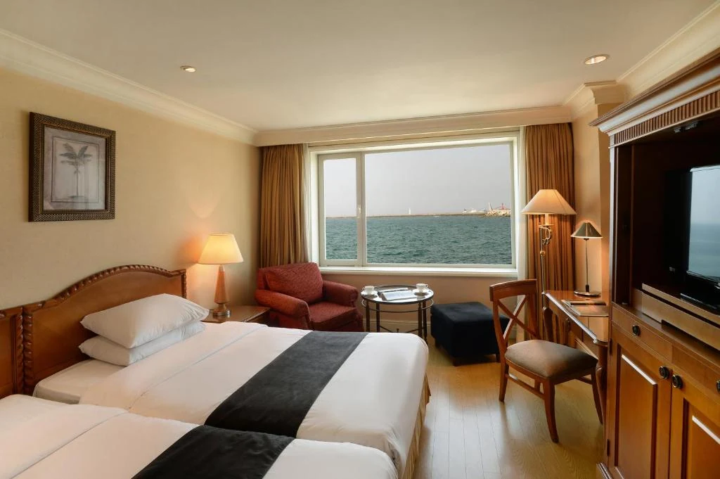 Jeju Oriental Hotel & CasinoのOcean Viewツイン客室