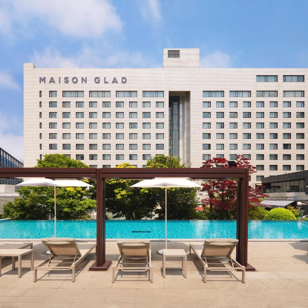 Maison Glad Jeju 蓮洞の実際のホテルとThe Patio Pool