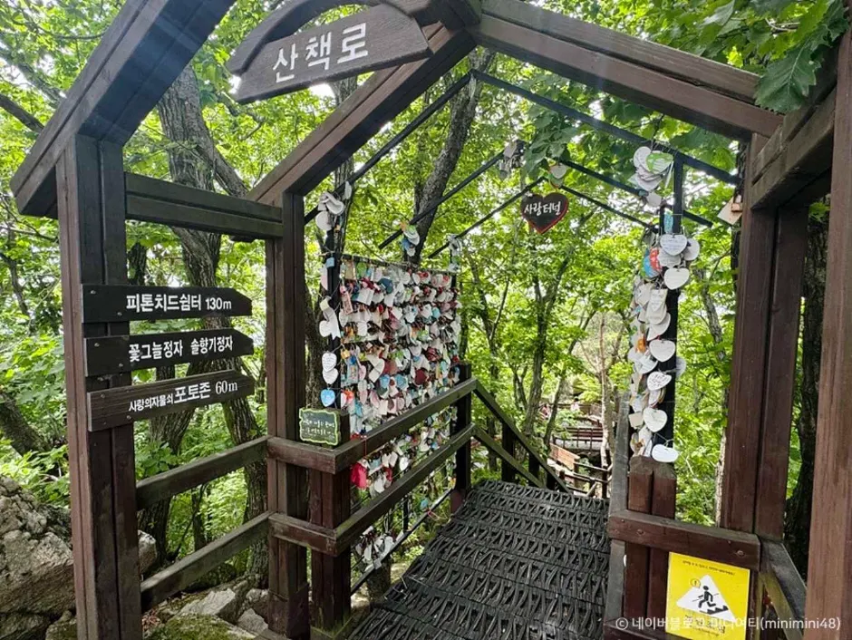 八公山ケーブルカー周辺からの山景色