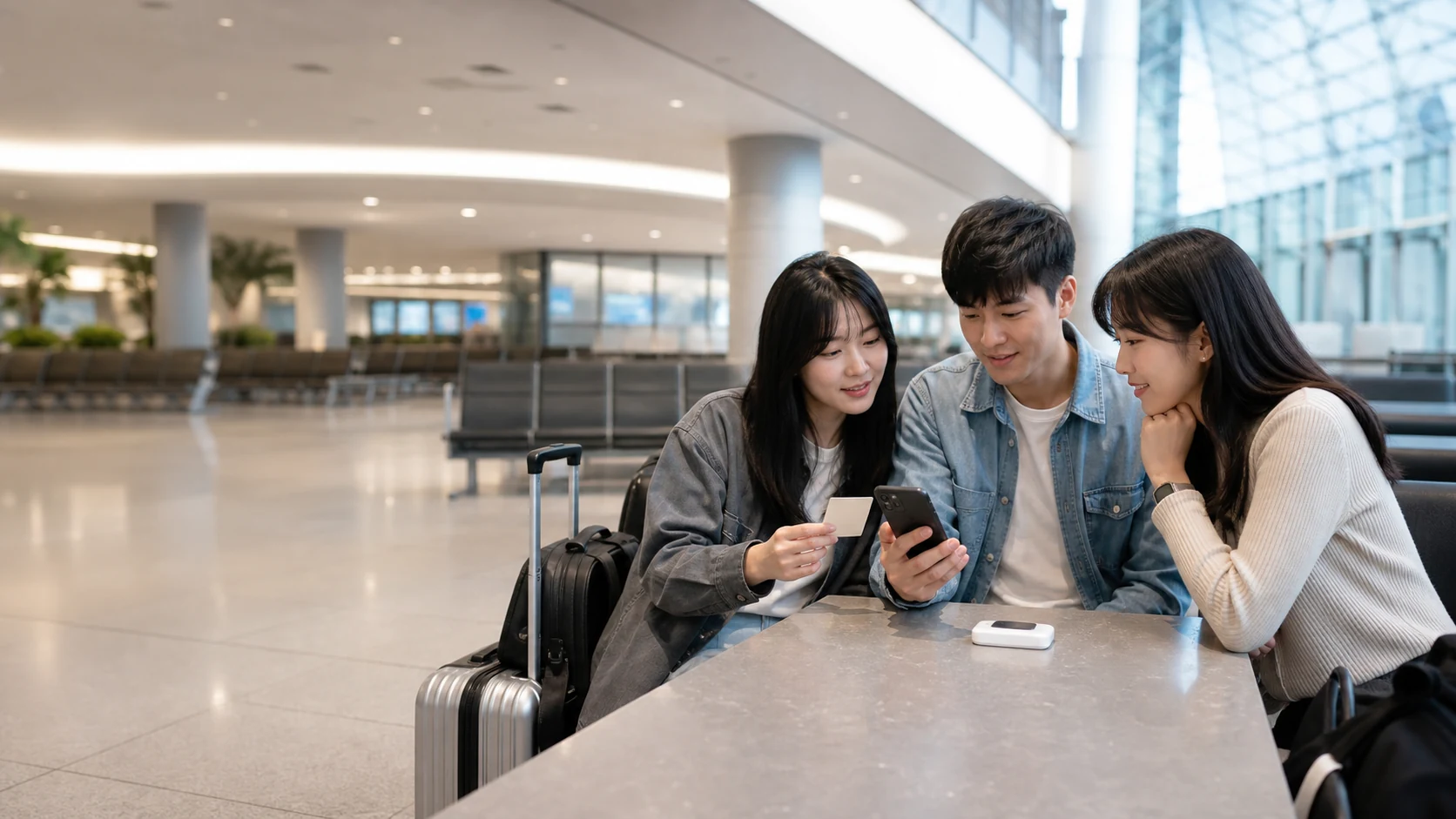 仁川空港で韓国のネット接続を比較:スマホ、物理SIM、Wi‑Fiシェアなど