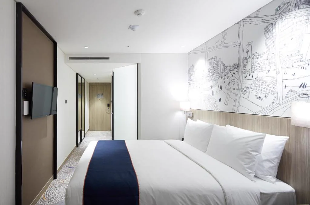 Holiday Inn Express Seoul Hongdae 客室の内部