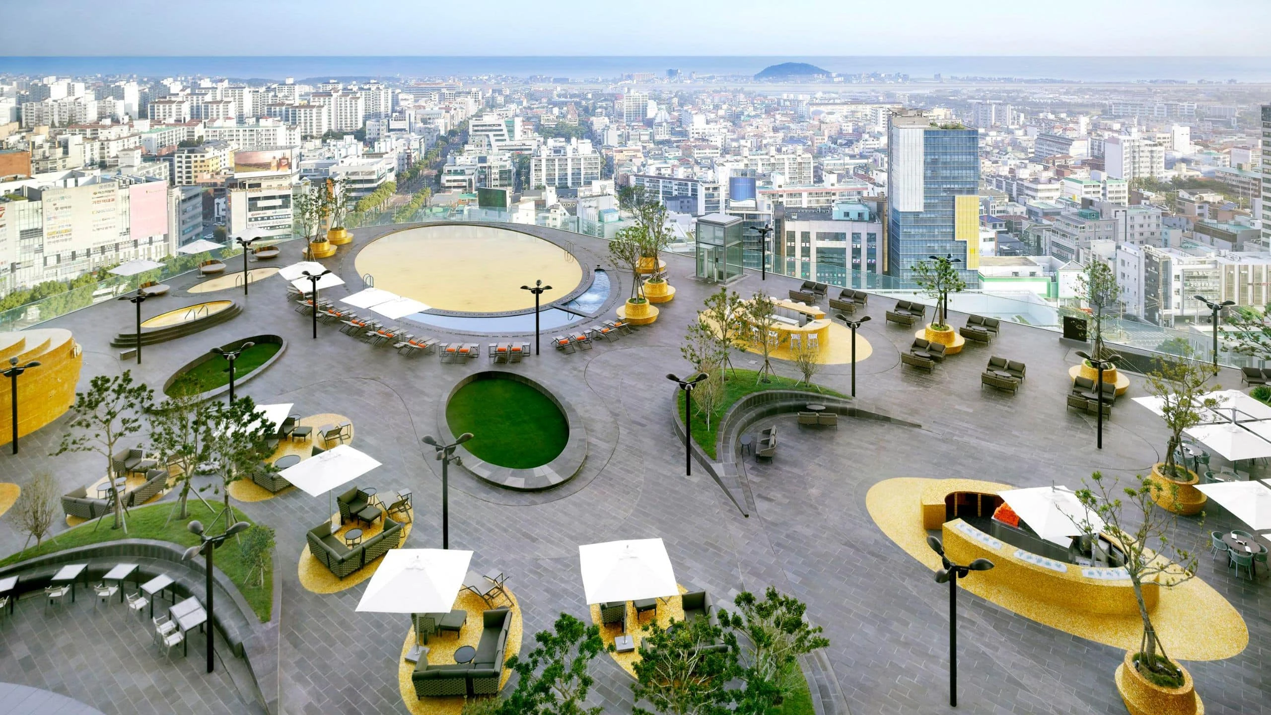 Grand Hyatt Jeju公式のSky Pool