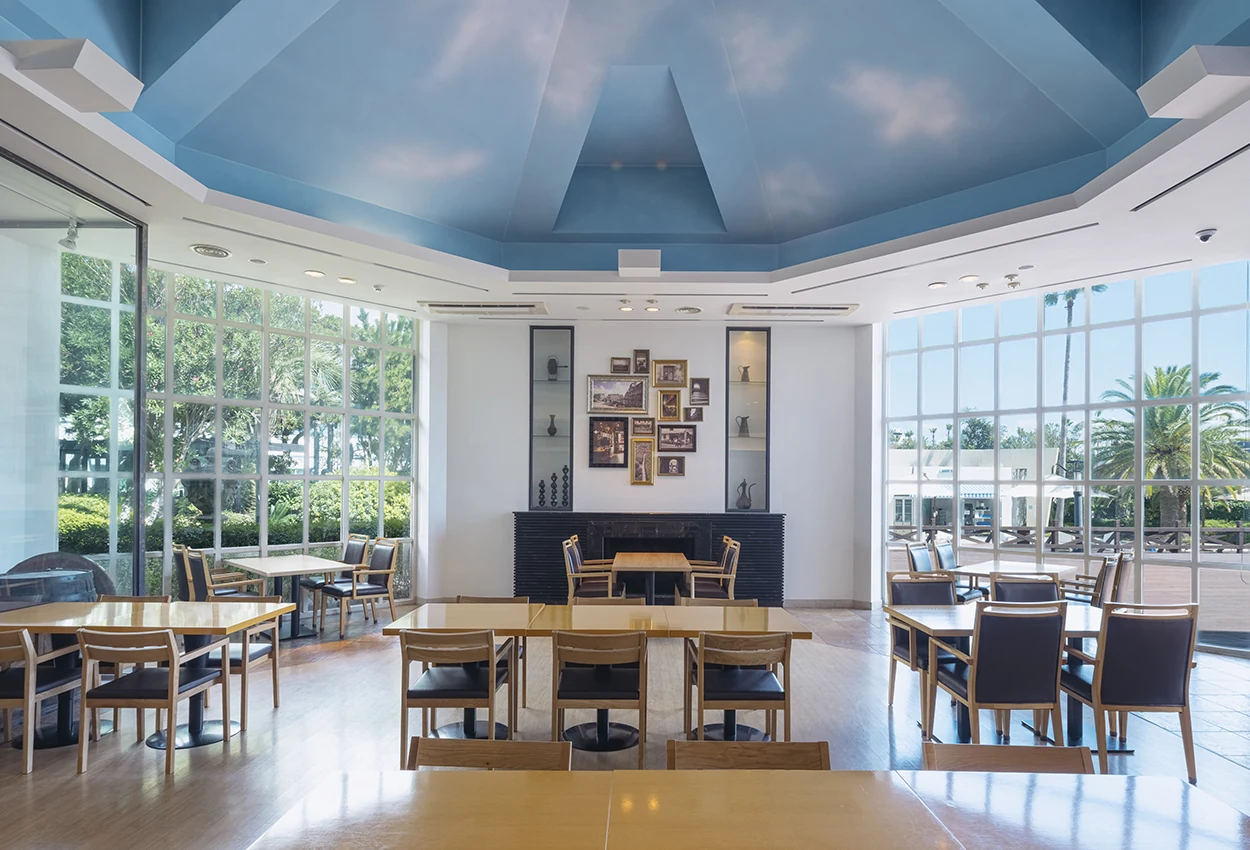 The Suites Hotel Jeju La Terrasse朝食会場の実景