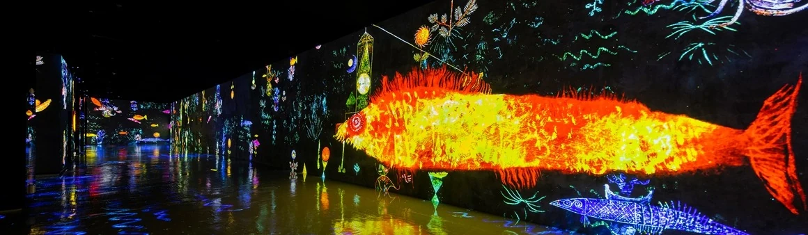 済州・城山にあるBunker des Lumières(光のバンカー)の入口と建物外観