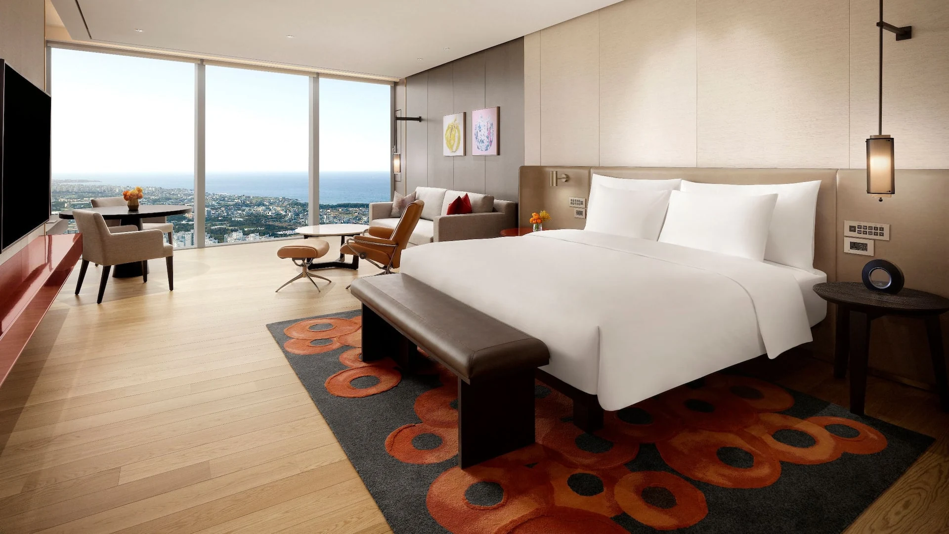 Grand Hyatt Jeju公式65㎡ Sea View King Room