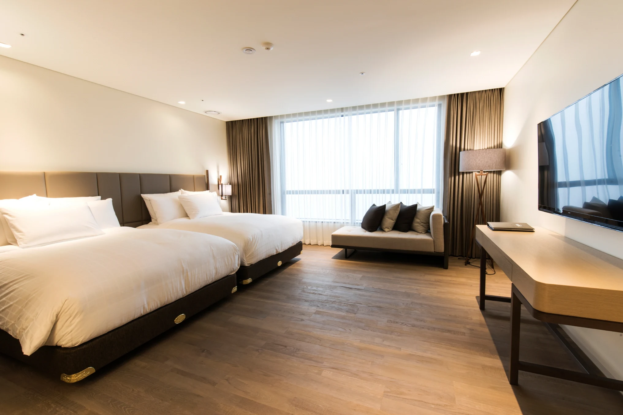 Hotel Nanta Jejuのツイン客室