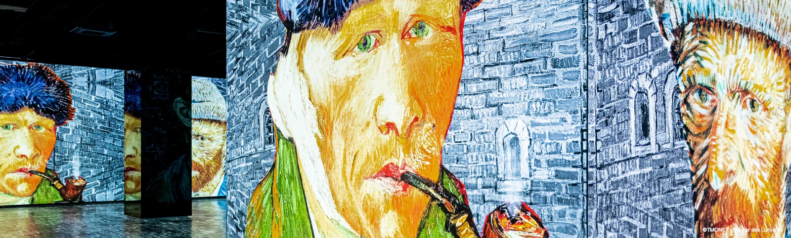 Bunker des Lumières 2026年Van Gogh Starry Night没入型展覧会の公式実景