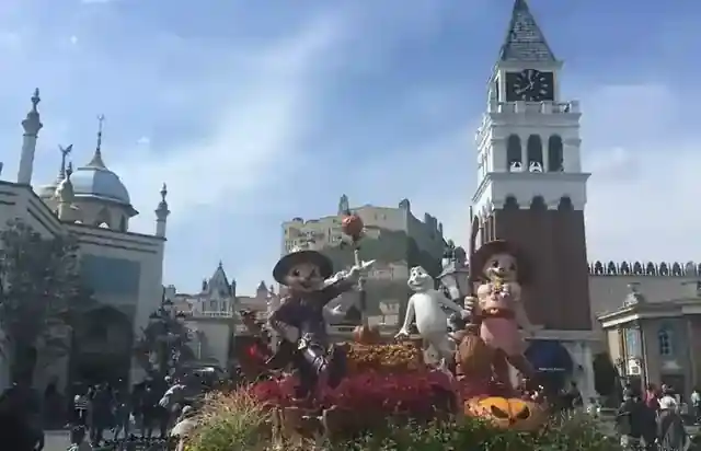 京畿道・龍仁のエバーランド 屋外エリアの風景